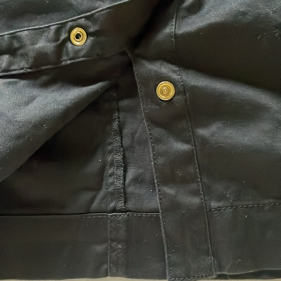 Calvin Klein Black Short Sleeve Safari Dress Size 4 - Picture 8 of 11